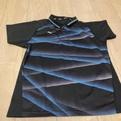 MIZUNO テニスウェアL ブラック/ブルー