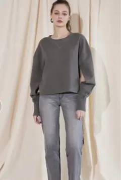 ALEXIA STAM アリシアスタン　リバーシブルスウェット　新品タグ付
