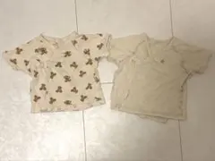 プティマイン　ベビー　新生児短肌着　２枚セット　50センチ