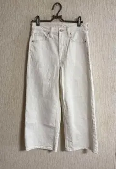 H&M ホワイト デニム ワイドパンツのサムネイル