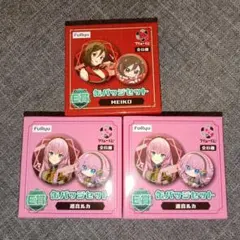 フリューくじ　初音ミクぬーどるストッパー　缶バッジセット2種