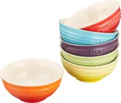 LE CREUSET ルクルーゼ ライスボウル レインボー5個セット 箱なし