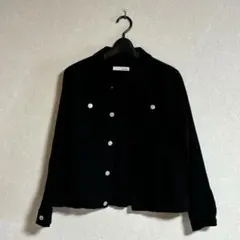 【SHOO •LA•RUE】デニムジャケット　ブラック　Mのサムネイル