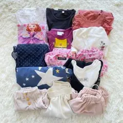 120 女の子 春夏 まとめ売り 甚平 エプロン ミニー アナ ソフィア キッズ