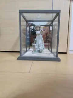 値下げ！！LLADRO ガラスディスプレイケース 背面鏡付き LLADRO リヤドロ ガラスケース ディスプレイケース 背面ミラー｜Yahoo