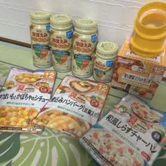 ほほえみ液体ミルク（アタッチメント2つ付き）➕離乳食4点セットのサムネイル