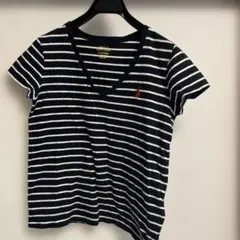 POLO RALPH LAUREN ストライプ Vネック Tシャツのサムネイル
