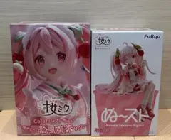 初音ミク　プライズフィギュア2点セット
