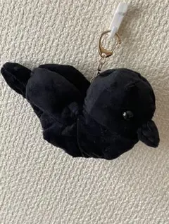 カラスのぬいぐるみキーホルダー