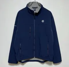 DEVON & JONESフルジップ　ナイロンシェルジャケット　裏地フリース