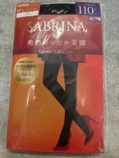 【未使用品】グンゼSABRINA タイツ M-L ブラック