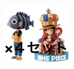 ONE PIECE BASE SHOP ワーコレ 尾田栄一郎 ルフィ 4セット