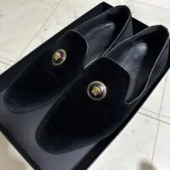 VERSACE ヴェルサーチ ベルベット ローファー メデューサのサムネイル