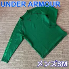 アンダーアーマー ロゴプリント クルーネック ストレッチ 長袖 Tシャツ SM