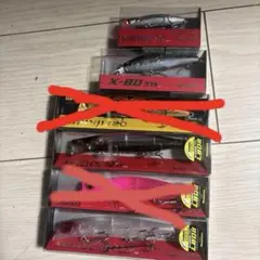 メガバスルアー カゲロウ、キリンジ、X-80SWのサムネイル