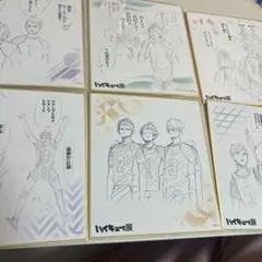 ハイキュー　色紙セット
