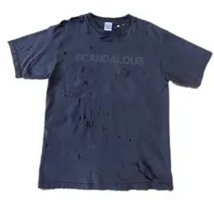 Y2K グランジ Viral booy着用 XL★新品 ダメージTシャツグレー
