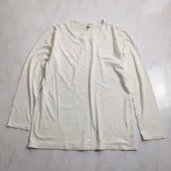 CAMP7 長袖Tシャツ XL 白 綿100% メンズ ロンTのサムネイル