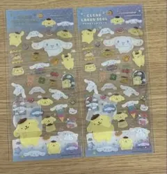 n*i様 サンリオ クリアキャンディーシール 2枚セット プリン シナモン