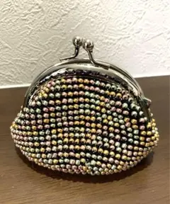 ビーズがま口　ハンドメイド