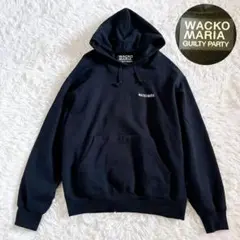 【美品】 WACKO MARIA バスキアコラボ プルオーバーパーカー WACKO MARIA】ワコマリア スウェット バスキア ロゴ グレー
