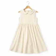 襟付き ワンピース レディース 韓国 ガーリー 上品 可愛い　150cm