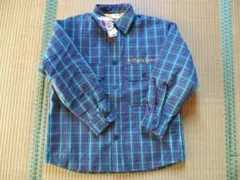 GU STUDIO SEVEN　ダブルポケットチェックシャツ　シャツジャケット