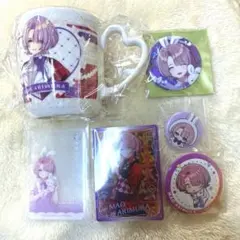学園アイドルマスター　学マス　有村麻央　gigo box特典缶バッジ　マグカップ