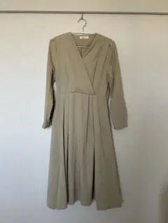 Konny ベージュ ラップドレス Lサイズ