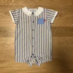 ファミリア familiar ストライプロンパース 70cm