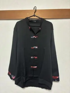 NieR CLOTHING 黒 長袖シャツ 中華