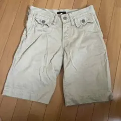FULLCOUNT ショートパンツ ベージュ サイズ28のサムネイル