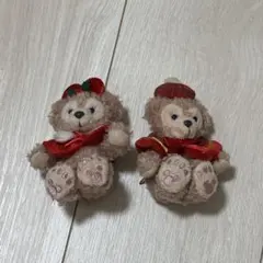 シェリーメイ　クリスマス　ぬいぐるみバッジ　2点セット