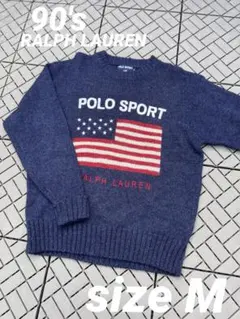 極美品 希少‼︎ 90's POLO SPORT RALPH LAUREN 星条旗