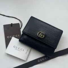 272 美品 GUCCI グッチ マーモント 3つ折り財布のサムネイル