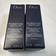 Dior ファンデミニ Forever Skin Glow 1N2.7ml 2本