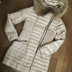 SHIKISHA 四季社 ファー フード付き ダウンコート