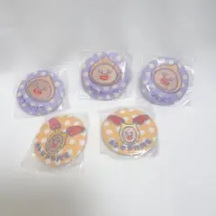 こびとづかん ファンシー刺繍缶バッジ アマクリソツ ホトケアカバネ