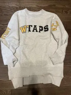 美品】WTAPS ダブルタップス スウェット トレーナー グレー L - メルカリ
