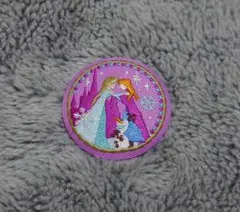 ディズニー刺繍缶バッジ アナと雪の女王