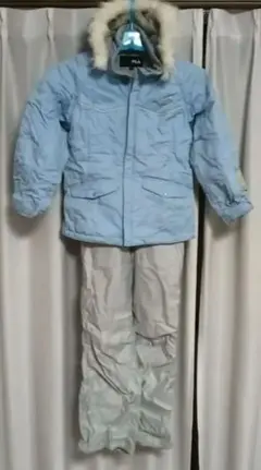 FILA 子ども用 スキーウェア 上下 水色
