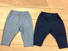 ユニクロ　リラックスフィットレギンス七分丈100㎝　2枚組