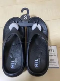 MEI ブラック ビーチサンダル Sサイズ 格安
