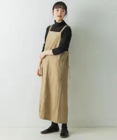 新品タグ付◇ GREGE かぐれ リネンバッククロスサロペット DOORS