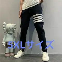 スウェットパンツ　　ブラック5XL ユニセックス部屋着　ルームウェア　パジャマ