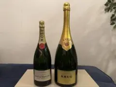 SALL! KRUG & Moët シャンパンダミーボトル 2本 モエ クリュグ
