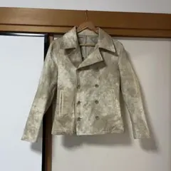 Modern lovers ベージュ スエード風 ダブルブレストジャケット