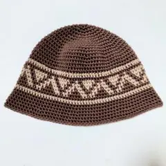 クラッシャーハット バケットハット ニット帽 グランジ 古着 y2k