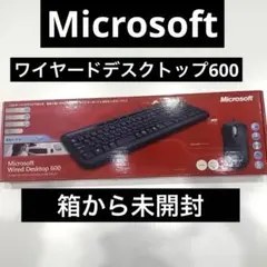 (匿名配送) Microsoftワイヤードデスクトップ600 ブラック　未開封のサムネイル