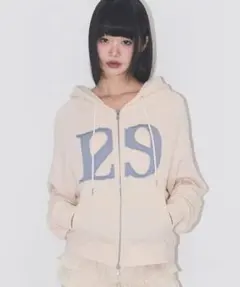 新品未使用】ILLIGO 129 LOGO パーカー CREAM クリーム S - メルカリ